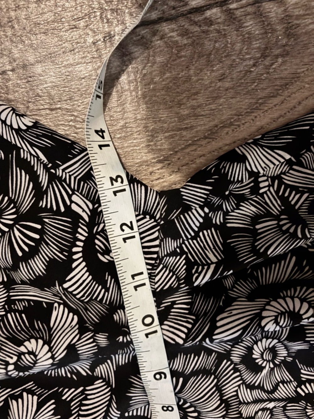 Soft Surroundings Go Lively Black & White Floral Track Joggers - Picture 10 of 11